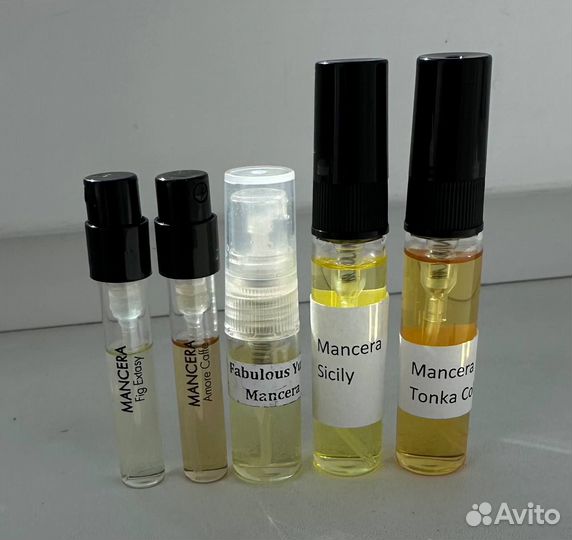 Пробники и отливанты Mancera