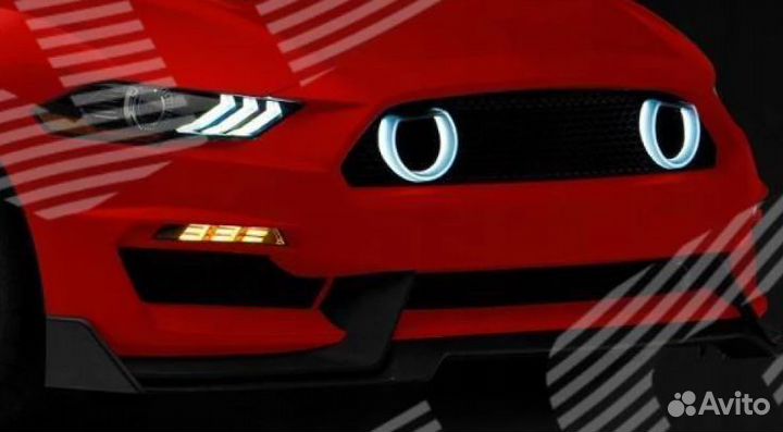 Бампер передний GT на Ford Mustang 6 (VI) мустанг