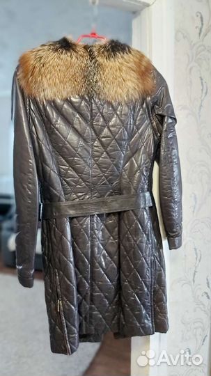 Куртка кожаная женская демисезонная 42-44