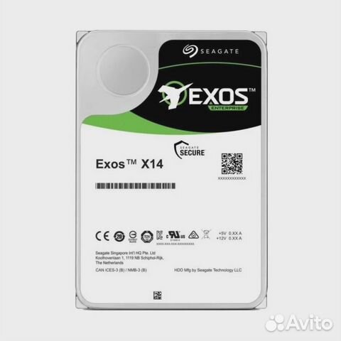 HDD накопитель Seagate Exos X14 12TB