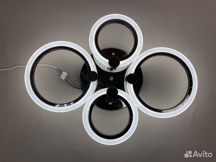 Люстра потолочная Элеганс светодиодная с пультом