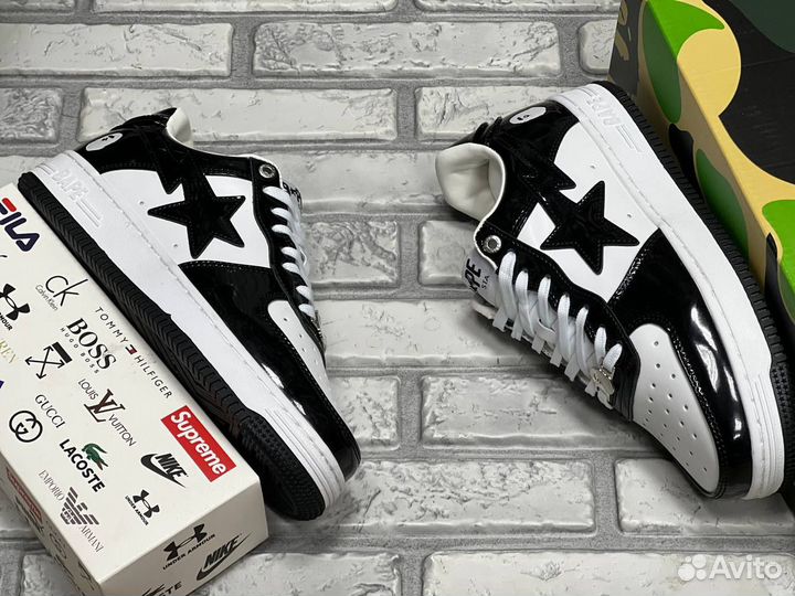 Кроссовки мужские Nike air force bape sta luxe