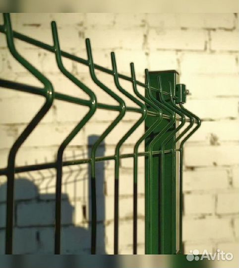 Сетка для забора 3d