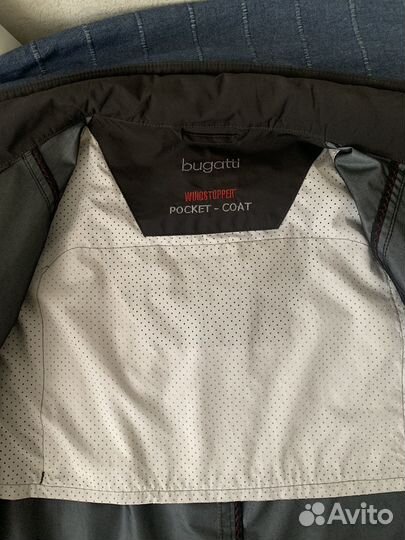 Плащ мужской Bugatti wind stopper pocket coat 54