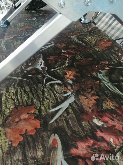 Раскладушка туристическая усиленная