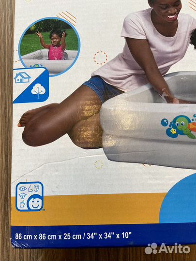 Детский надувной бассейн новый
