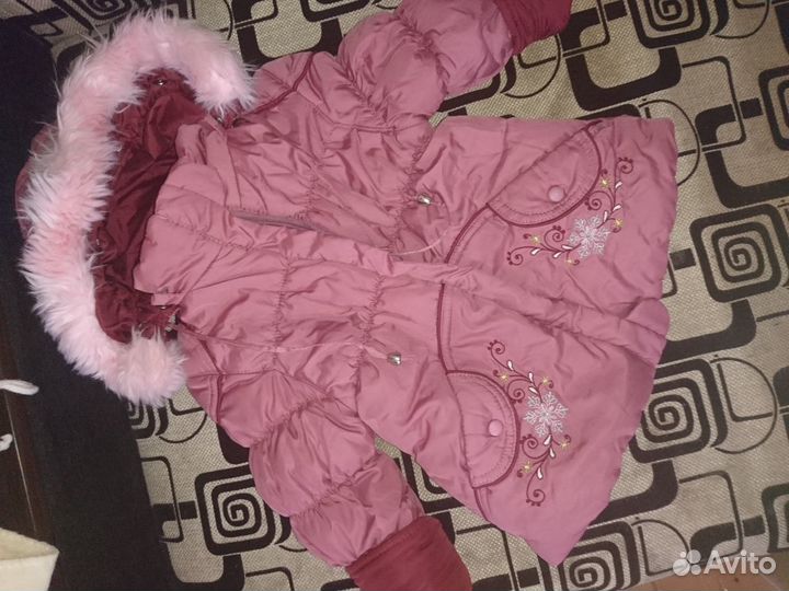 Зимний костюм на девочку Россия