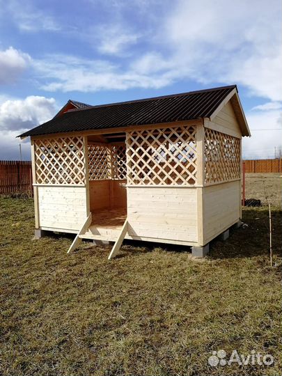Беседка садовая под ключ
