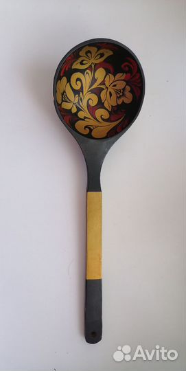 Ложка деревянная декоративная СССР