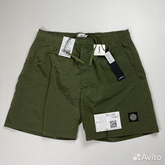 Шорты плавки Stone Island 22SS оливково-зелёный L