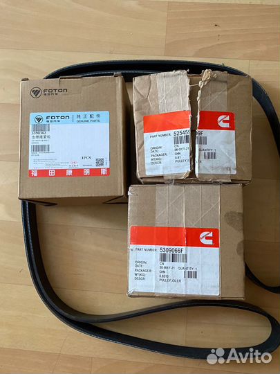 Комплект роликов cummins 2.8isf газель next