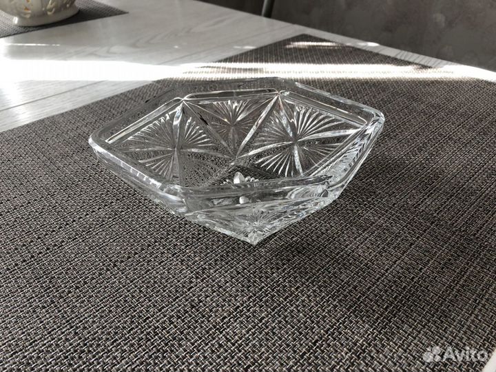 Салатник хрустальный