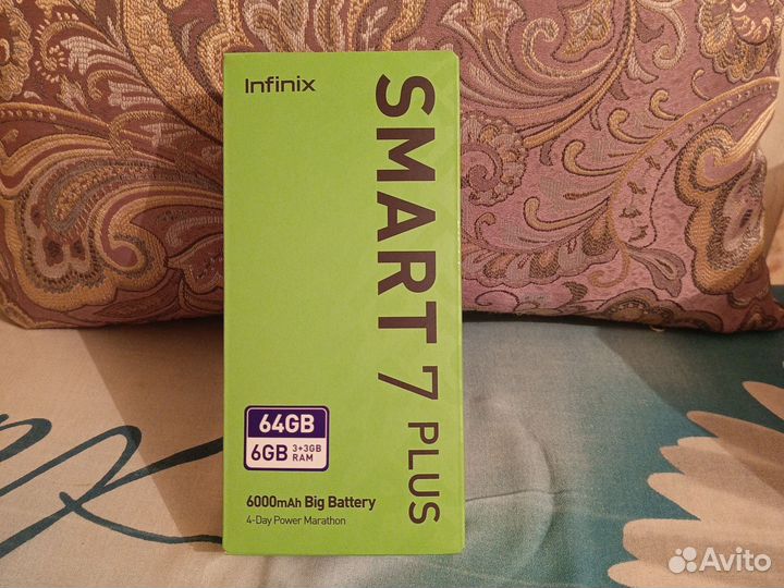Infinix Smart 7 Plus, 3/64 ГБ