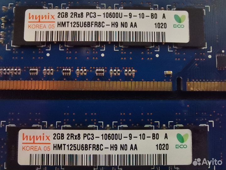 Оперативная память ddr3 4 gb hynix (2x2Gb)