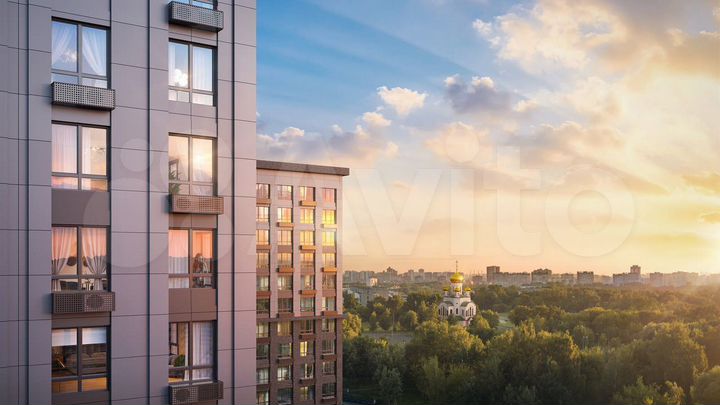 2-к. квартира, 60,1 м², 24/25 эт.