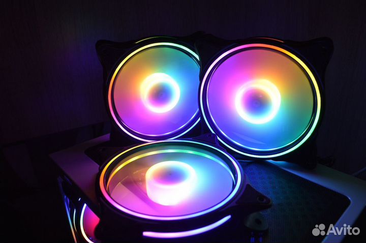 Кулер для пк с RGB подсветкой