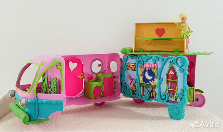 Игровой набор машинка домик фея Динь Динь
