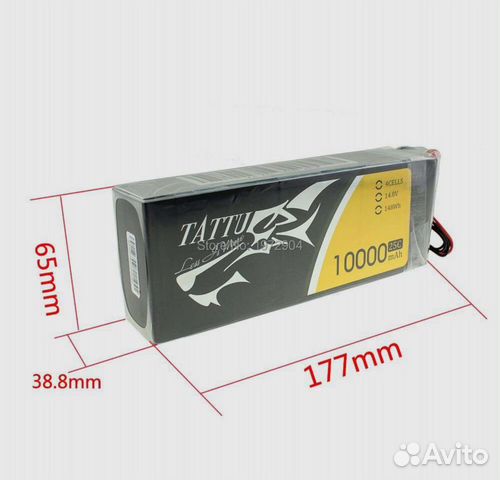 Аккумулятор новый Tattu LiPo 4s 10000mah 25С объявление продам