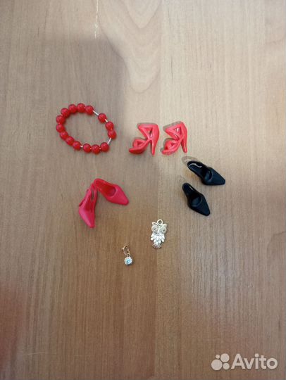 Вечернее красное платье для Барби аутфит