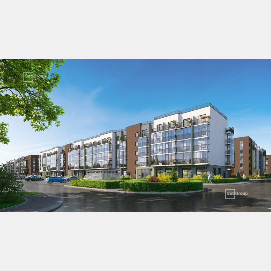1-к. квартира, 44,4 м², 1/5 эт.