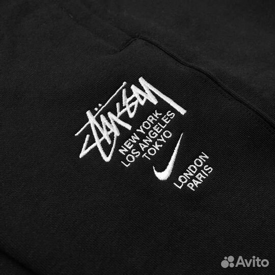 Штаны nike X stussy Fleece Pants Black