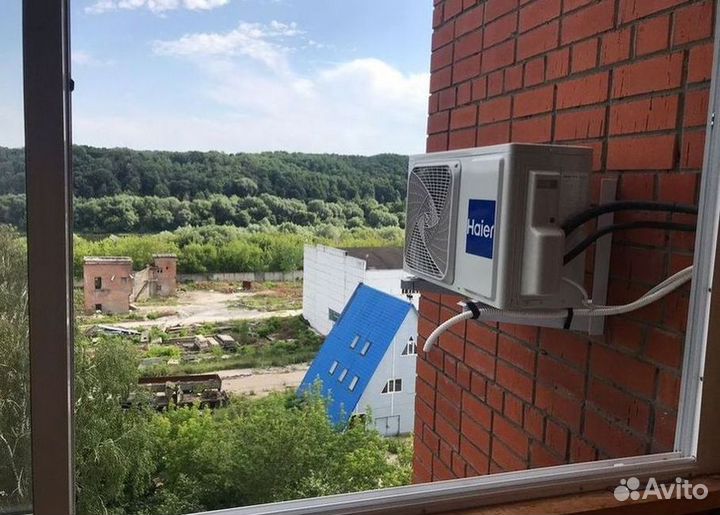 Сплит система с установкой