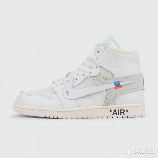 Кроссовки Nike Air Jordan 1 White x Off-White