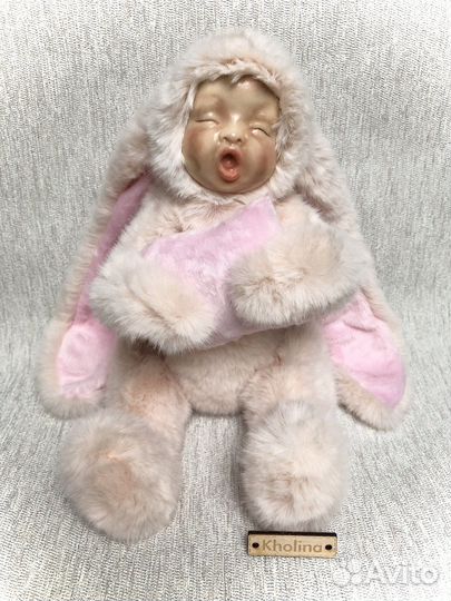 Игрушка Зайчик сплюшка, ручная работа