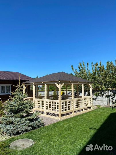 Деревянные беседки