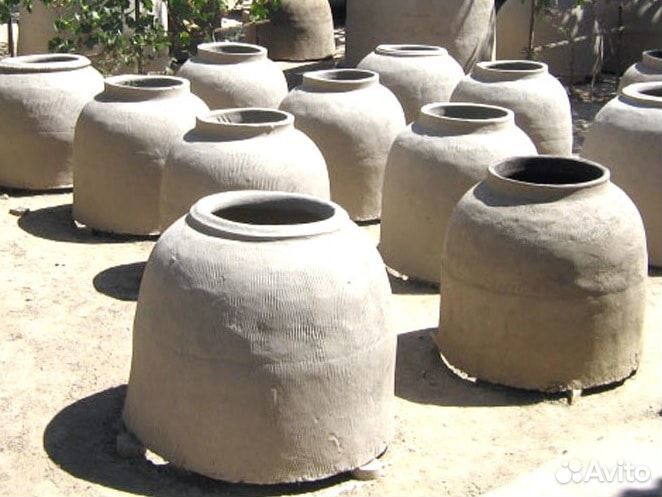 Тандыры из Киргизии из настоящей глины