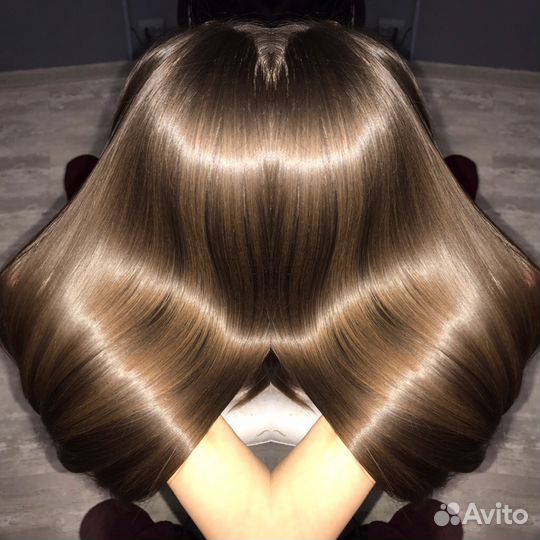 Кератиновое выпрямление восстановление