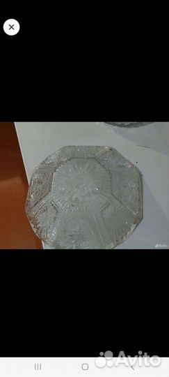 Хрустальная конфетница
