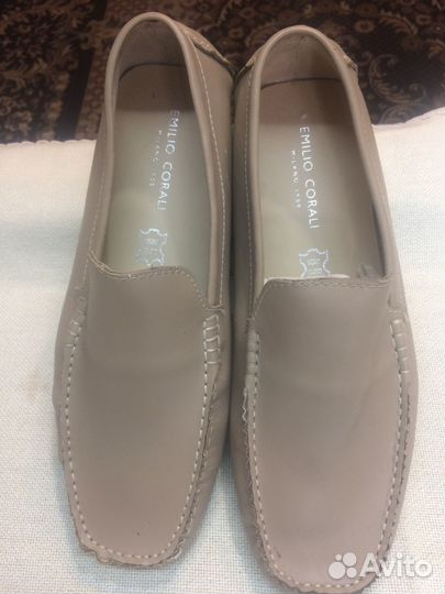 Туфли муж 43 р натур кожа легкие новые италия