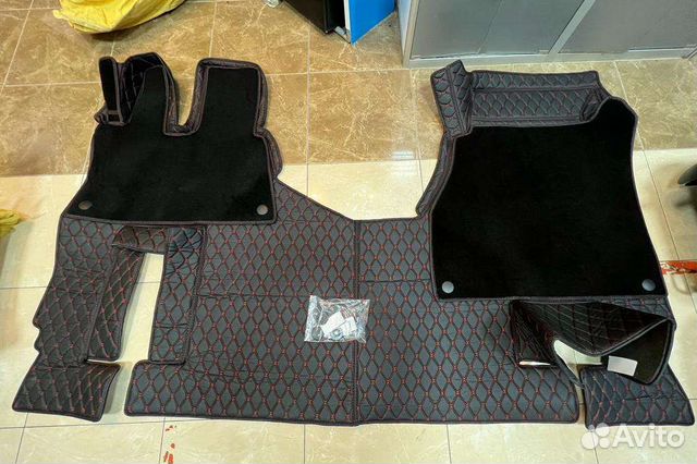 3d коврики из экокожи Mercedes Actros мр4 ровн пол
