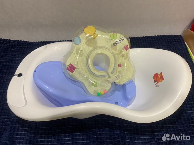 Ванночка для купания,горка и круг для купания