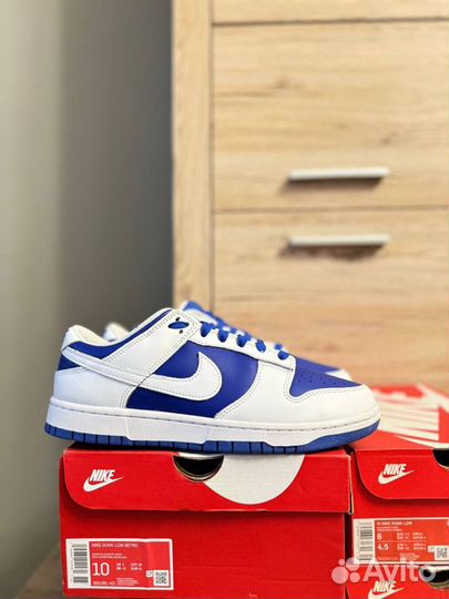 Nike Dunk Low Racer Blue White 10US