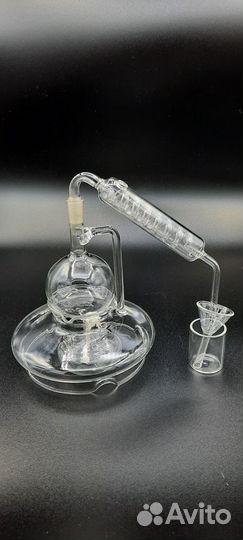 Стеклянный самогонный аппарат рабочий сувенир