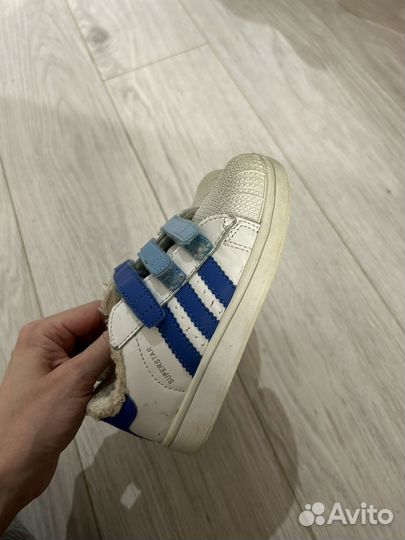 Утепленные кеды adidas superstar оригинал