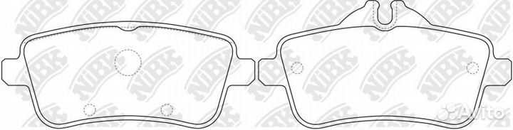 Колодки тормозные дисковые