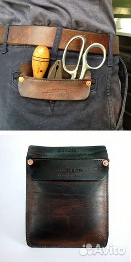 Установка кнопок, люверсов. Кож. изделия hand made