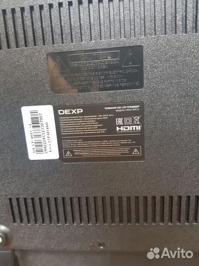 Телевизор Dexp 40Fcs1