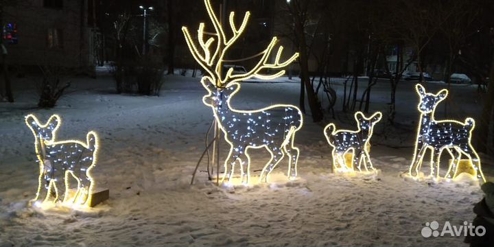 Новогодний олень