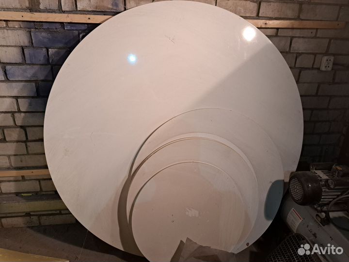 Столешницы круглые разных диаметров