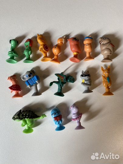 Фигурки киндер, мстители, скрепыши, бравлы