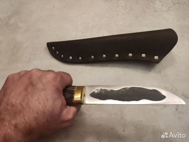 Нож охотничий якутский кованый