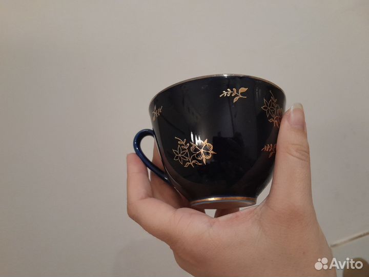 Чайная пара кобальт лфз