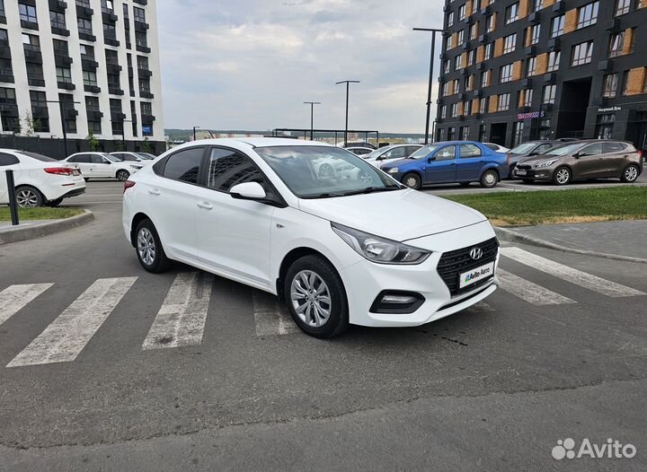 Hyundai Solaris 1.6 МТ, 2019, 102 000 км