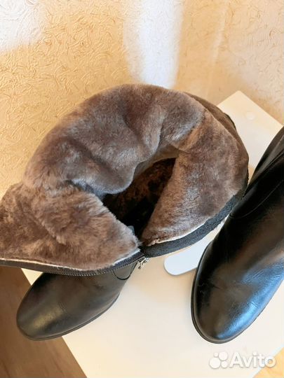 Сапоги женские натуральная кожа зима