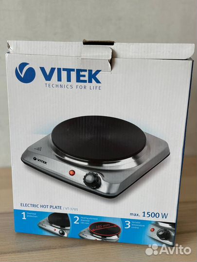 Плитка электрическая vitek VT-3705