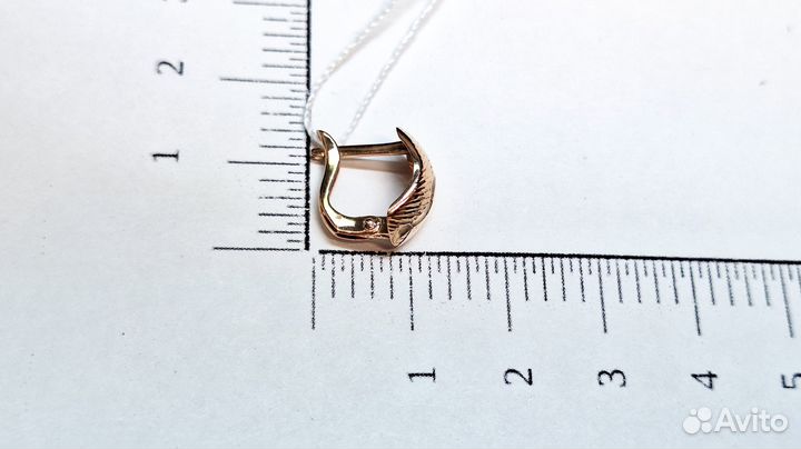 Золотые серьги